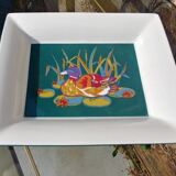 Trinket bowl porcelain Alfoldi Hungary duck decoration