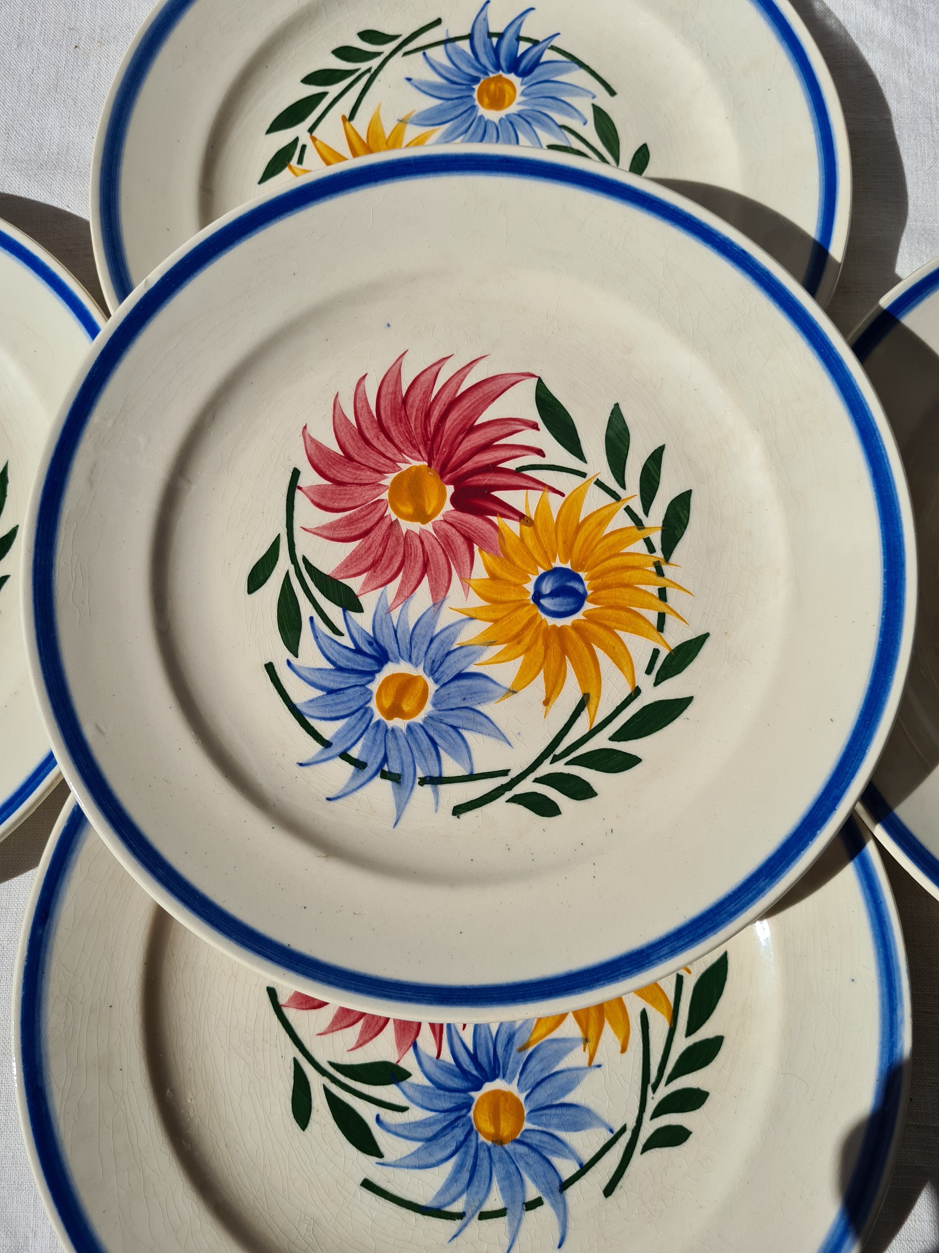 Serie dessert plates Sarreguemines