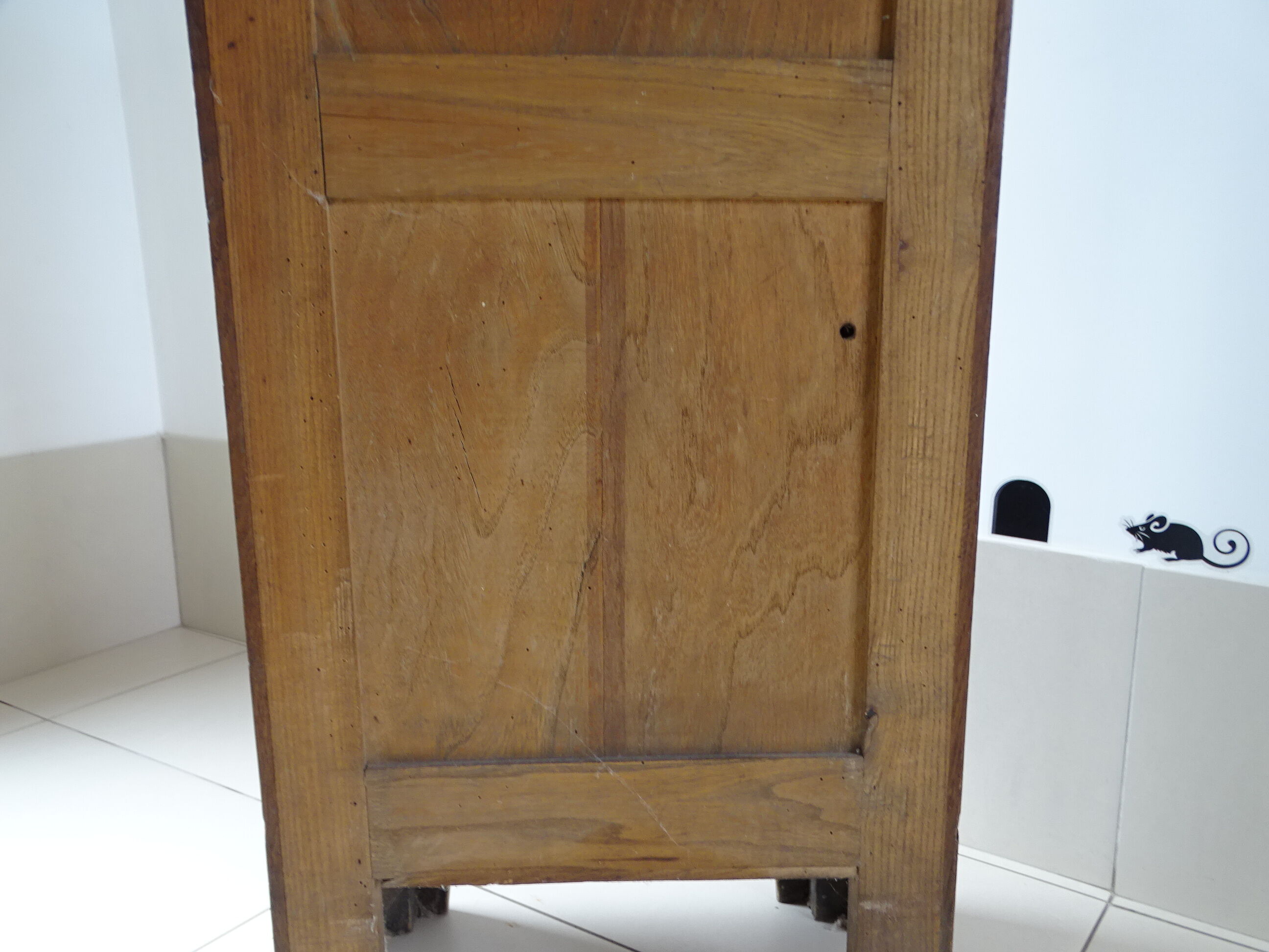 Showcase sideboard art deco in solid oak