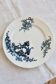 Assiette plate ancienne terre de fer - Boch Frères Keramis - Modèle Régent