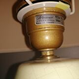 Lamp signed Louis Drimmer in earthenware