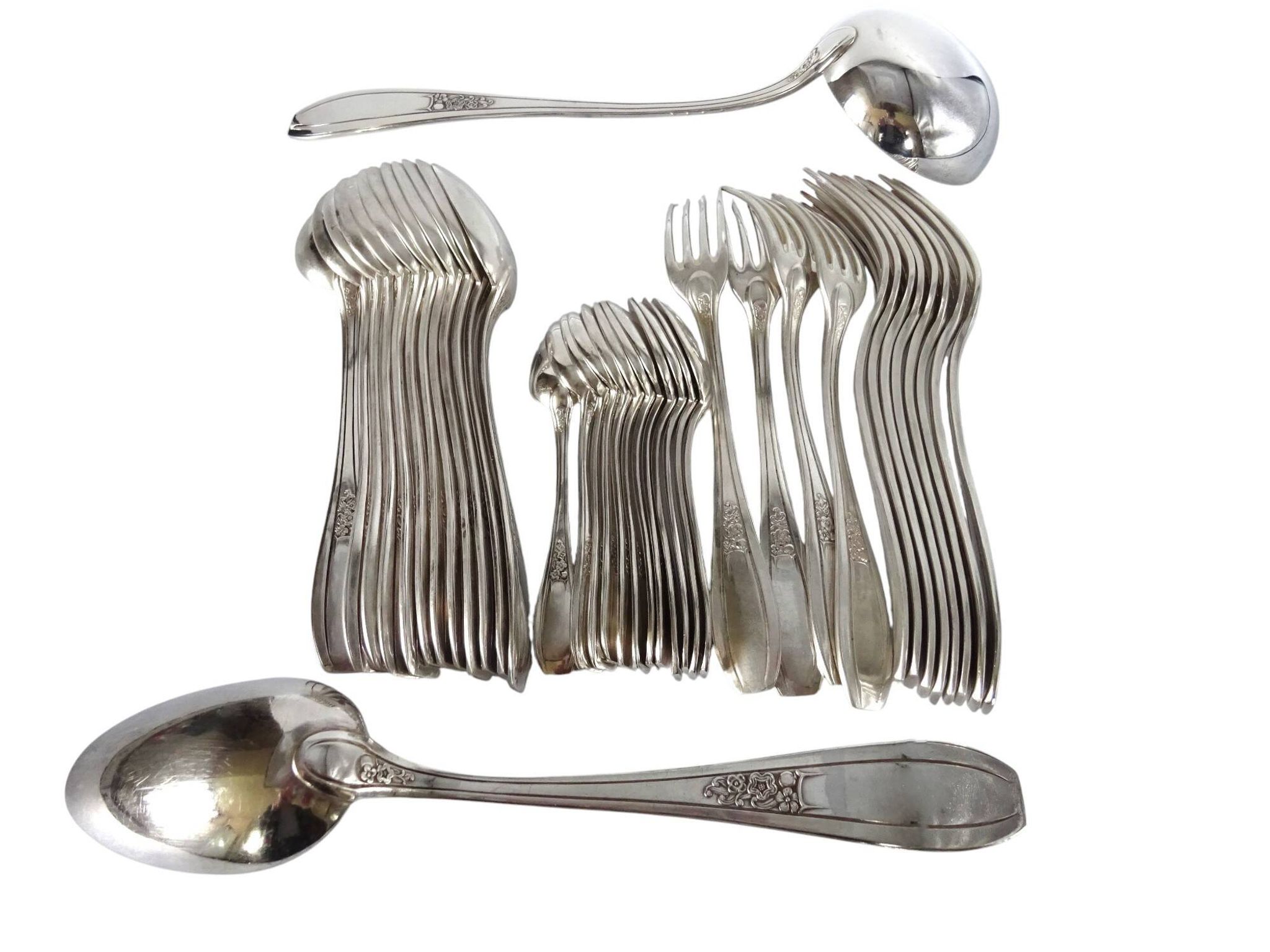 Silver-plated cutlery set - 38 pieces Armand Frenais