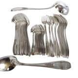 Silver-plated cutlery set - 38 pieces Armand Frenais