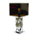 Lamp in smoked plexiglass and satin steel, 1970
