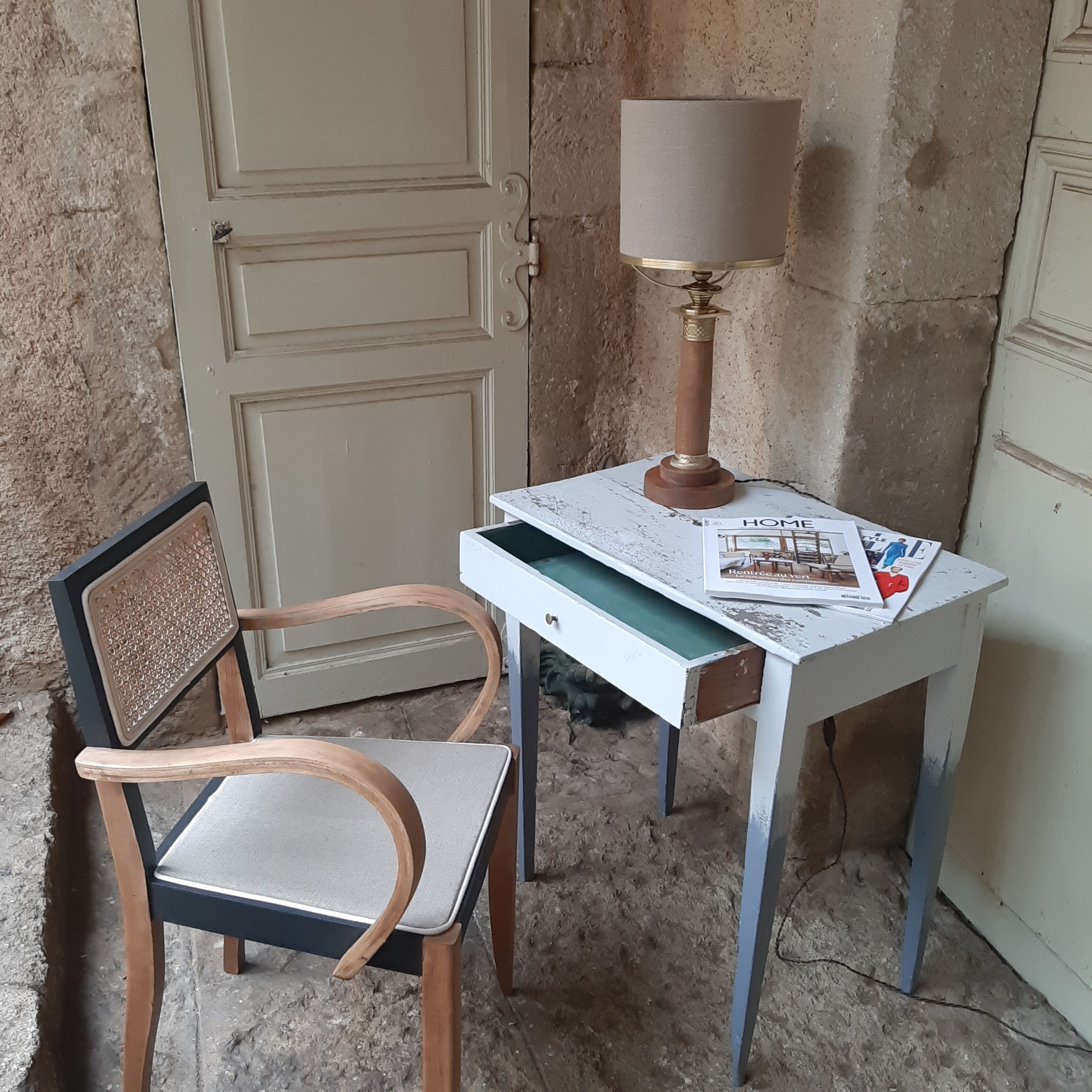 Bridge armchair pair