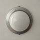 Vintage Art Deco wall lamp, chrome and opaline, France 1930
