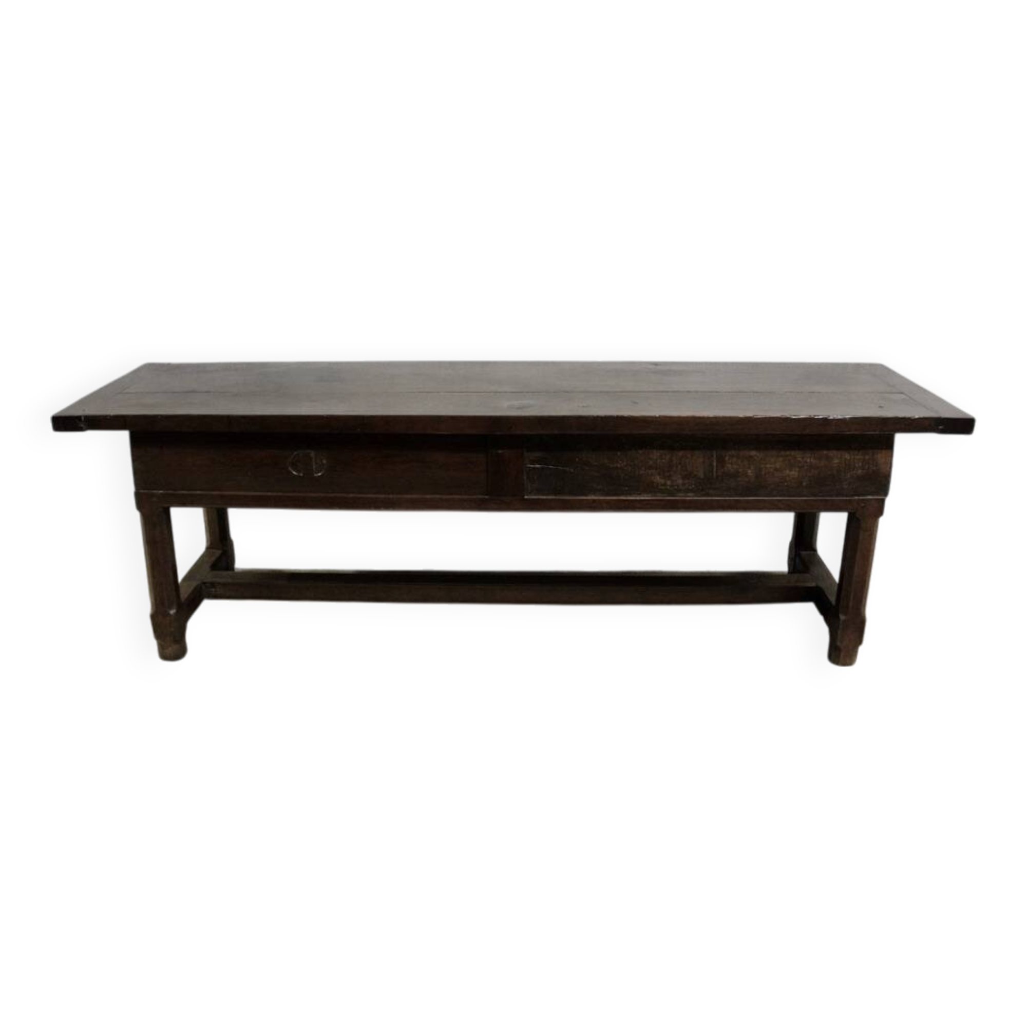 Table De Ferme Ou Console En Chêne Fin XVIII