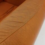 1970s  Cognac Leather Armchair ,Italy