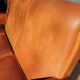 Sofa club leather 3 places buttoned back finish studded and velvet