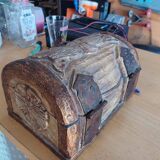Old mini wooden chest