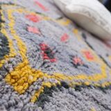 Handmade wool Berber rug