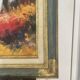 Old Oil Painting Canvas Landscape Peasant Work Provence