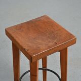 Tabouret haut par Christian Durupt, Méribel, circa 1960