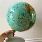 globe terrestre lumineux design scandinave Made in Denmark 1976