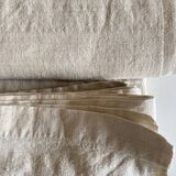 Farm tablecloth 19th in hemp canvas, reserve of trousseau L270cm