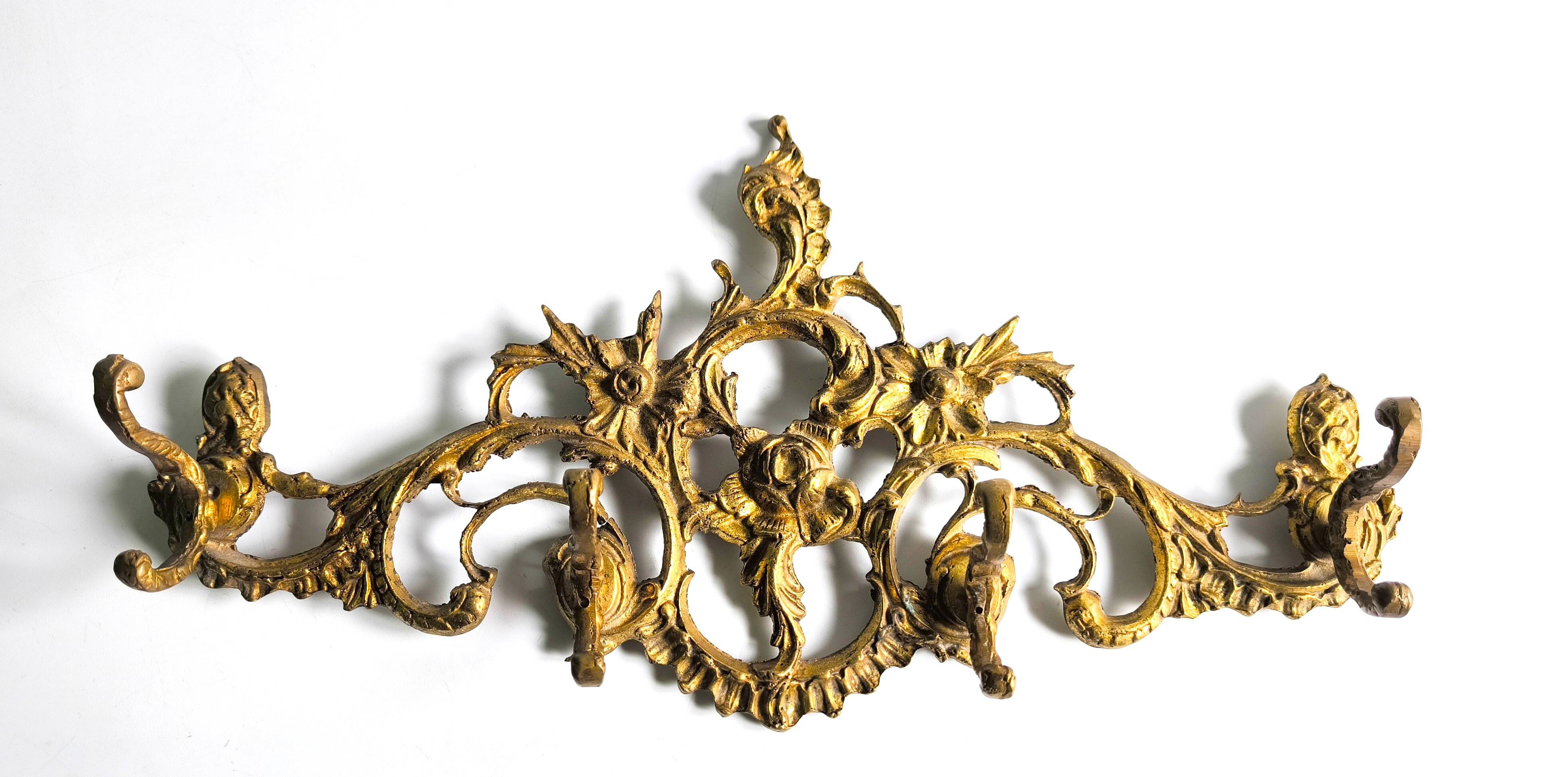 Pure French bronze coat rack from the 1950s.