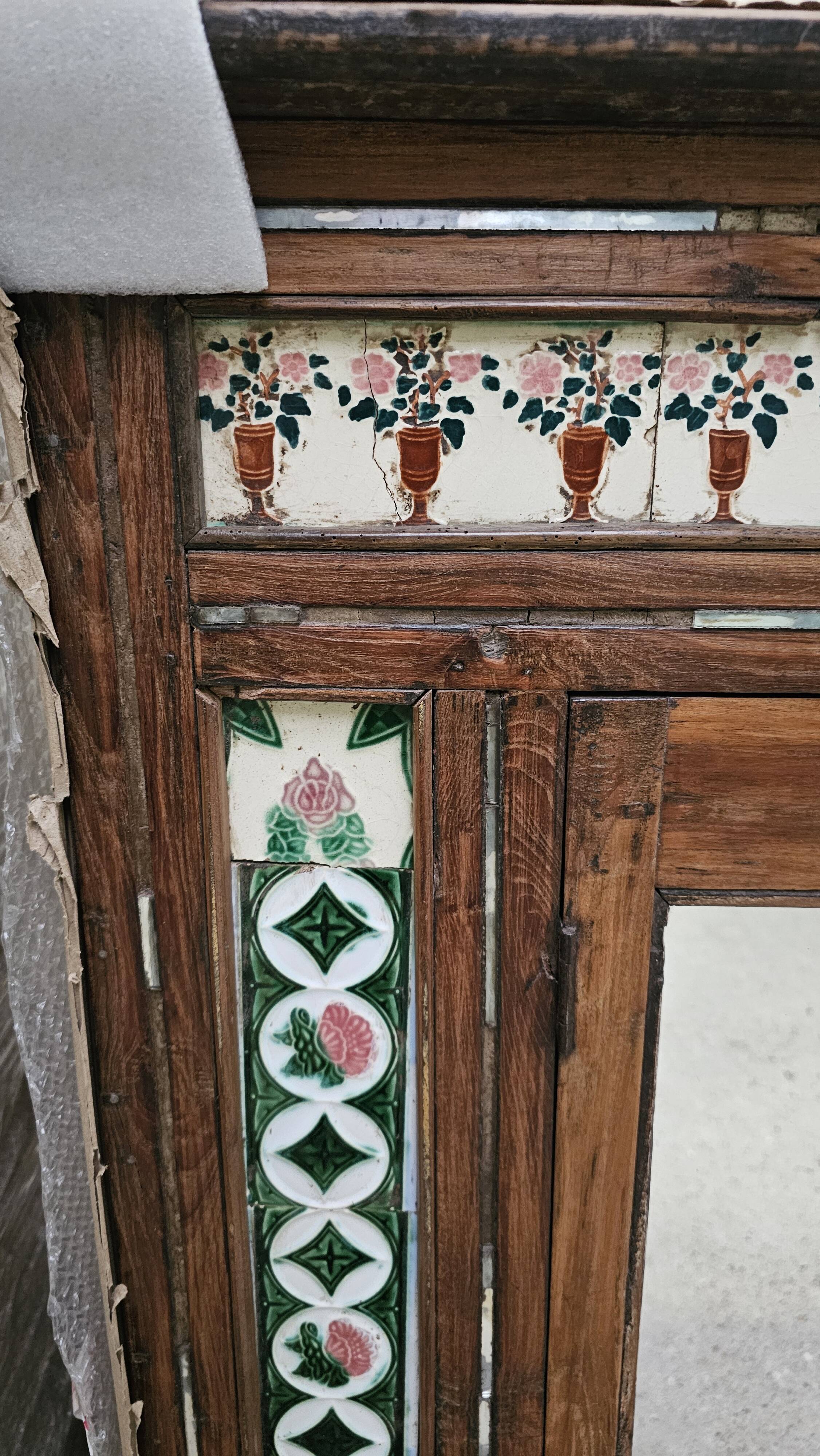 Colonial sideboard in Burmese teak