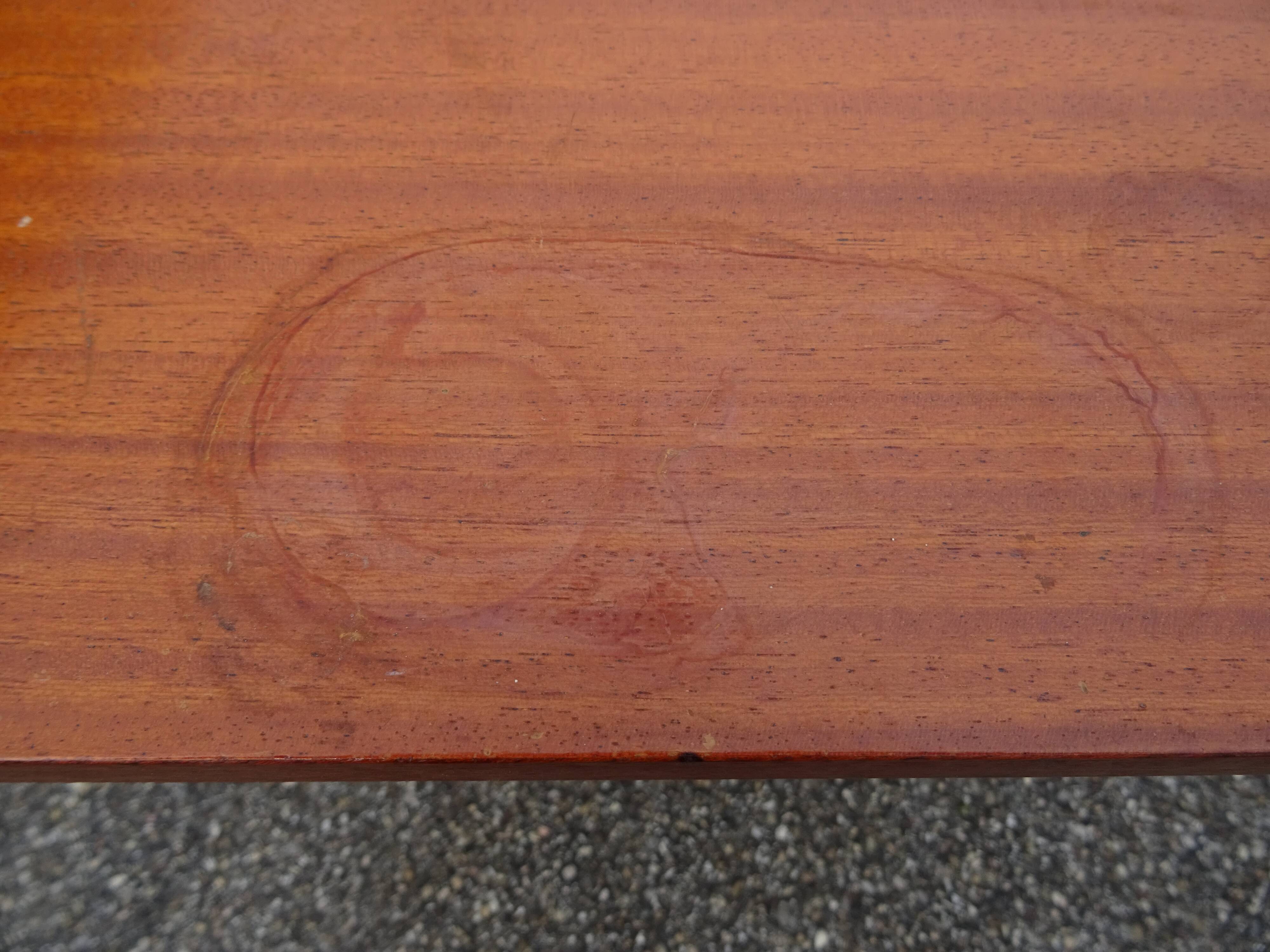 Vintage wood metal desk from the 60s