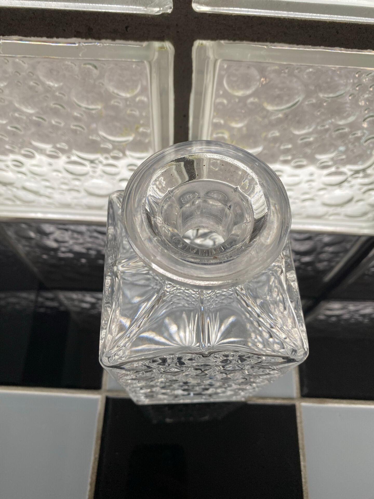Vintage crystal carafe