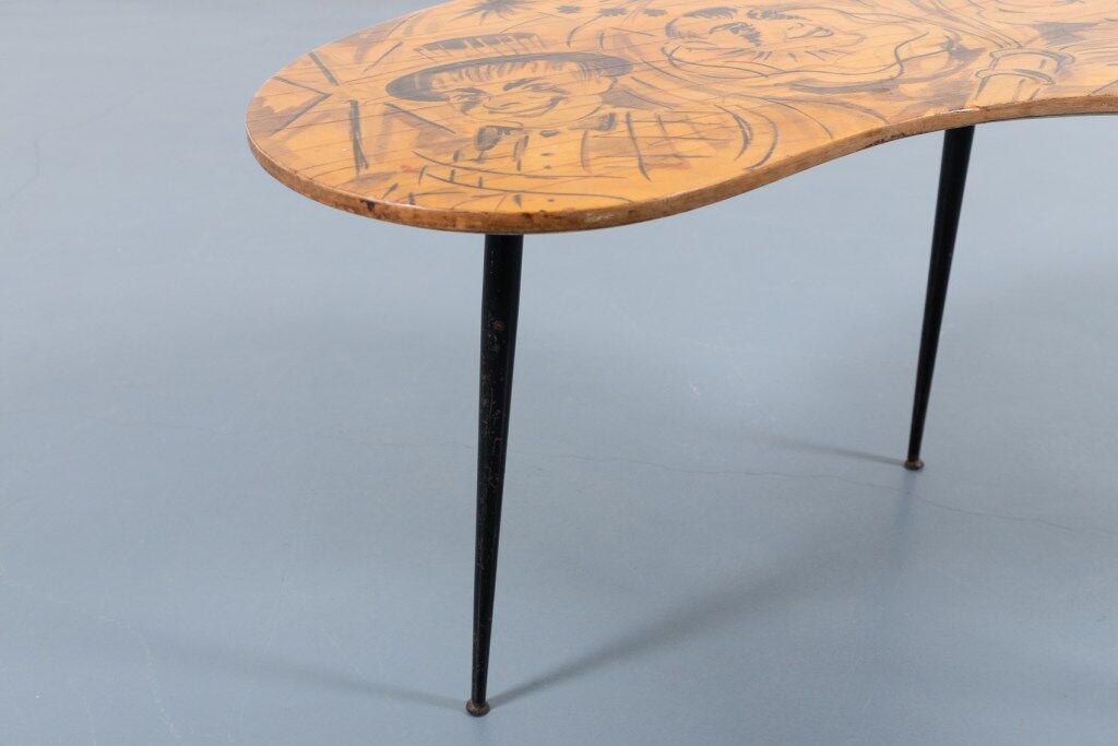 Mid-century Italian sculptural side table, 1950s