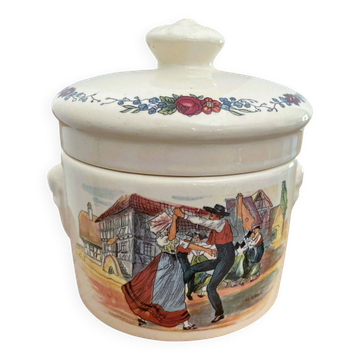 Pot faïence Sarreguemines