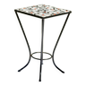 Small vintage side table in mosaic tiles