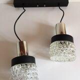 Asymmetrical space age pendant light