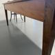 Grande table de ferme en bois avec tiroir en sapin fin 19 eme 