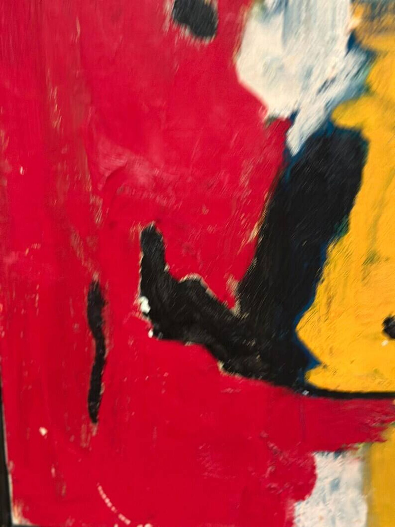 Large original Danish oil painting - "The Couple" by Max Bilde (1919-2011) - Signed 1968 - Framed - 94 × 75 cm (37" × 29.5")