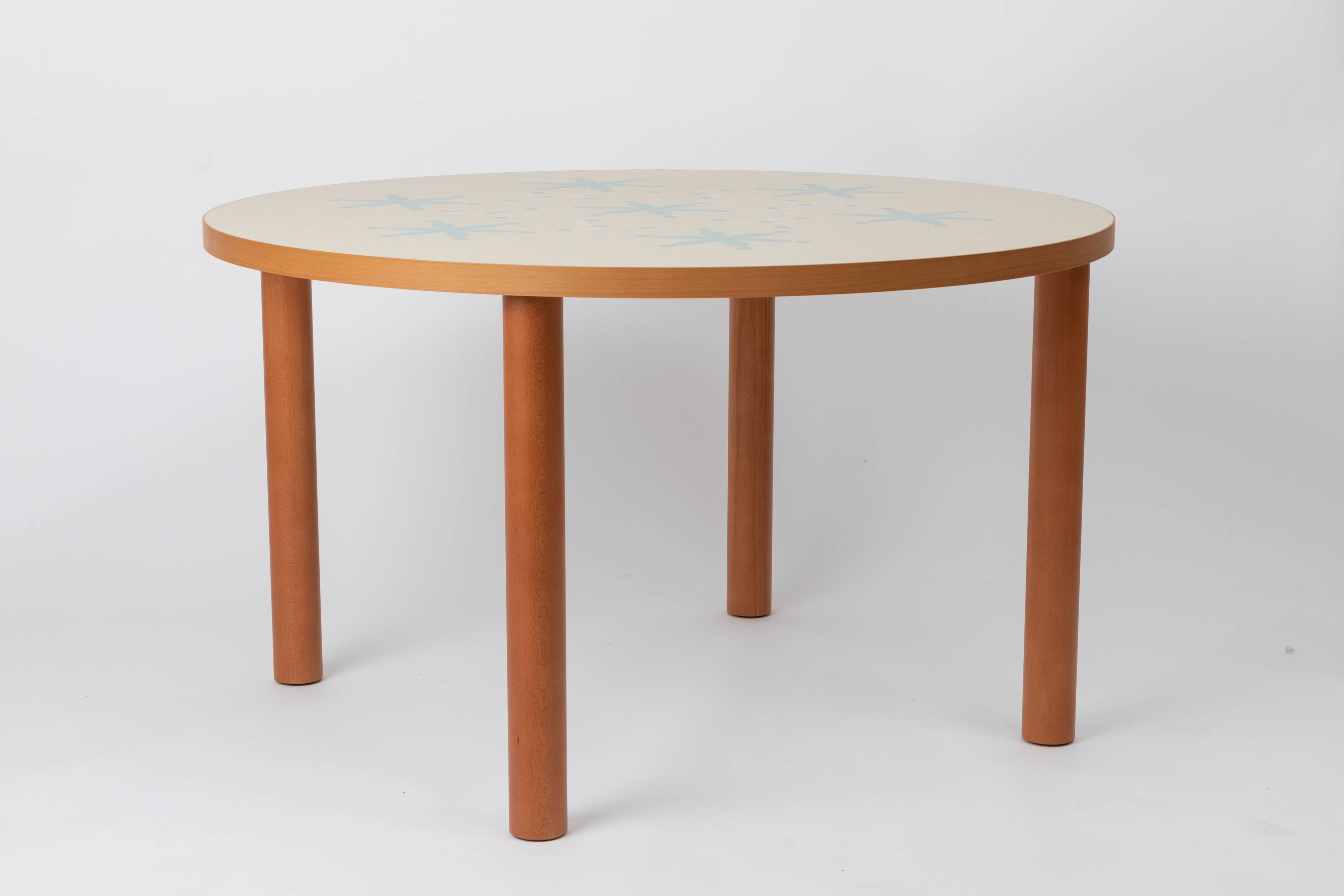 "Alicudi" Round Dining Table by Ettore Sottsass for Zanotta, 1990