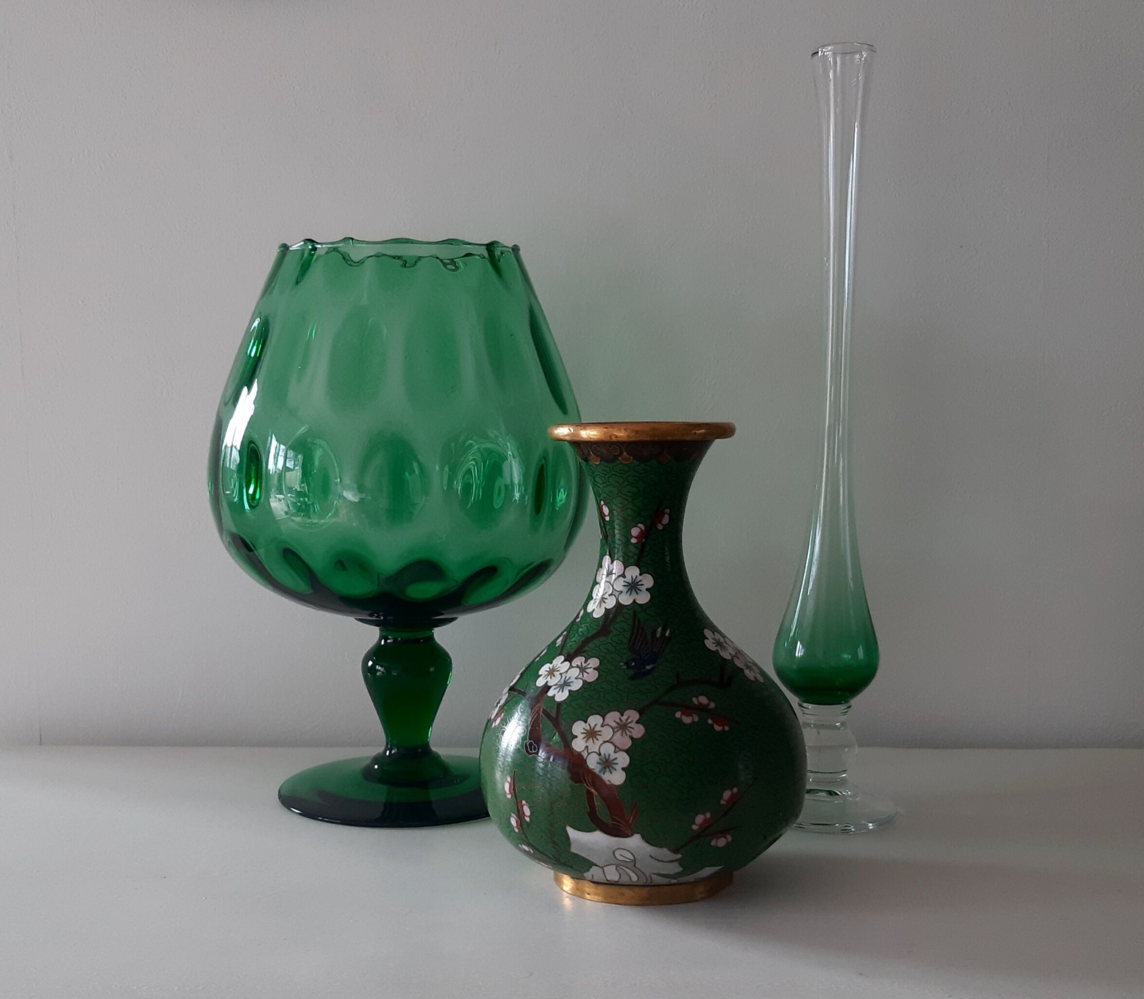 Vases / batch of 3 vases