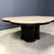 Vintage granite clover-shaped coffee table, 1970s
