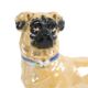 Antique Couple Porcelain Pug Statue Sculpture Art Nouveau 1920
