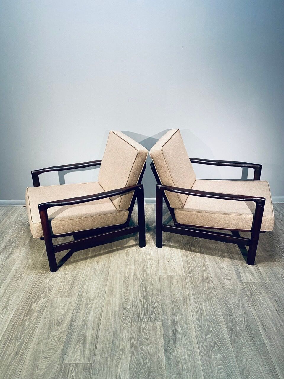 Paire de fauteuils  Z. Bàczyk millésime 60'