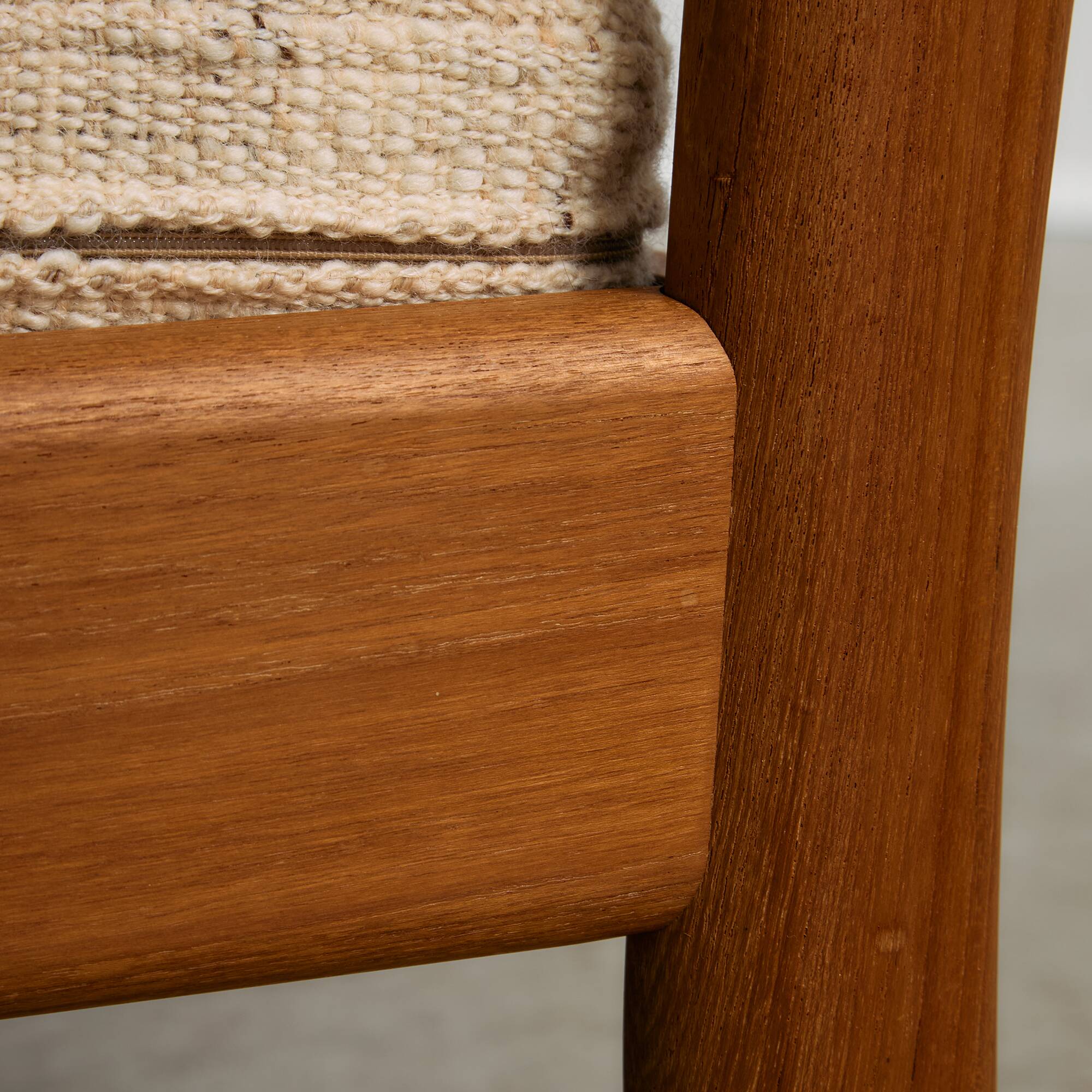 Dyrlund Three-Seater Sofa in Solid Teak