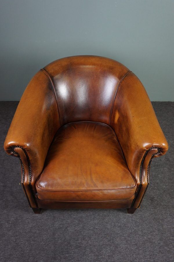 Club armchair in sheepskin