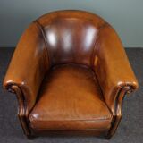 Club armchair in sheepskin