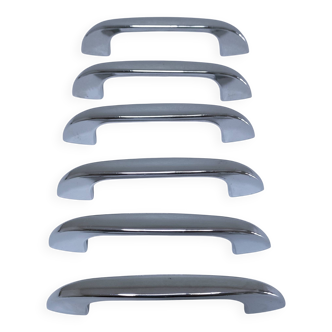 six chrome steel handles from the 1970s