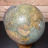 Vintage 1950s German table globe by renowned makers Columbus