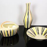 Ceramic Set Model Pyjamas by J. Formankova for Dittmar Urbach, Former Czechoslovakia, 1959, Set of 3