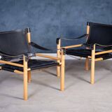 Safari Chair Set by Arne Norell for Arne Norell Ab Sweden, 1960s