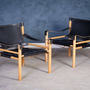 Safari Chair Set by Arne Norell for Arne Norell Ab Sweden, 1960s