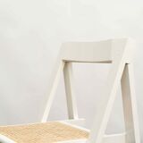 Chaise pliante en rotin Trieste, années 1970