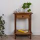 Rattan bedside table