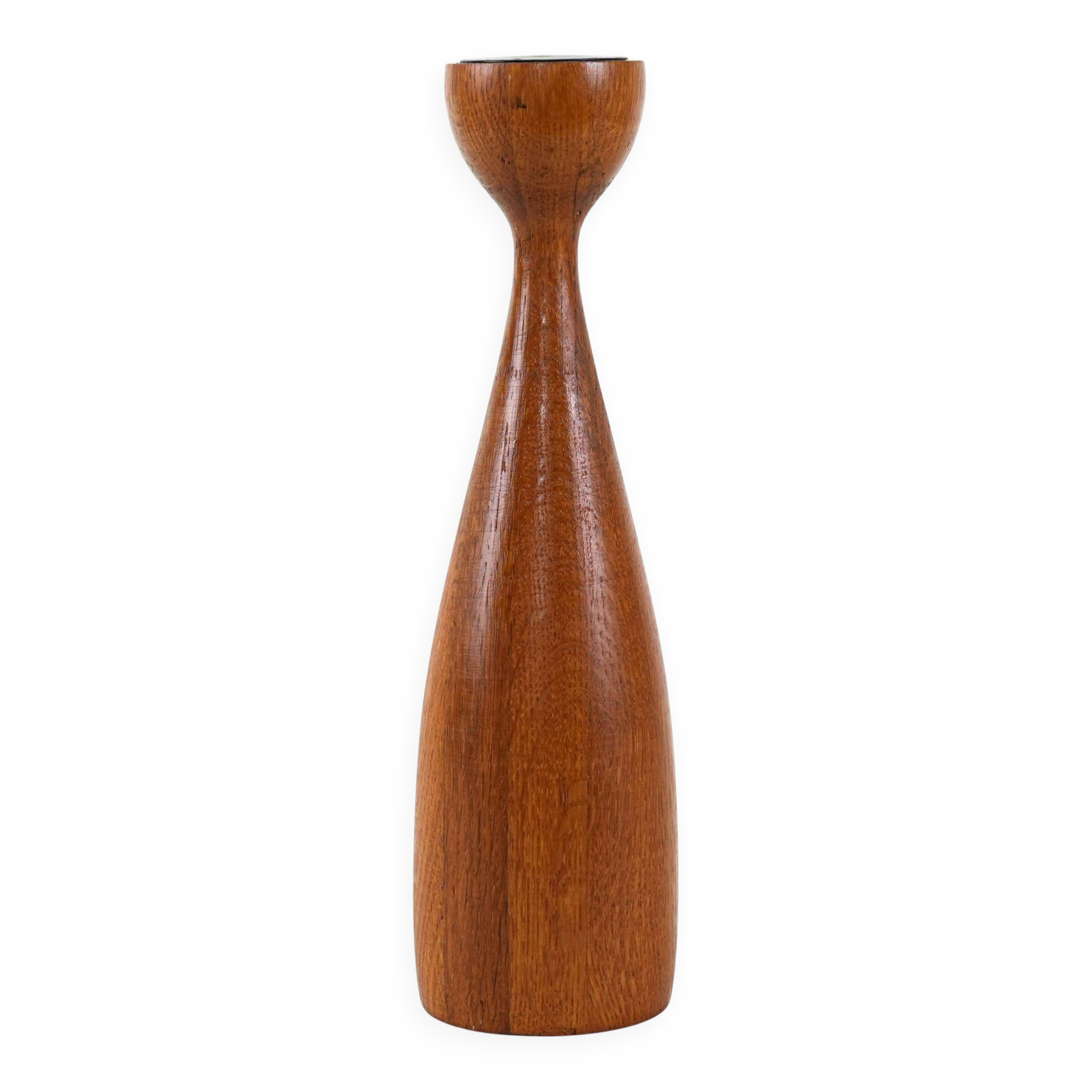 Bougeoir en teck, design danois, années 1970, fabriqué par BoConcept