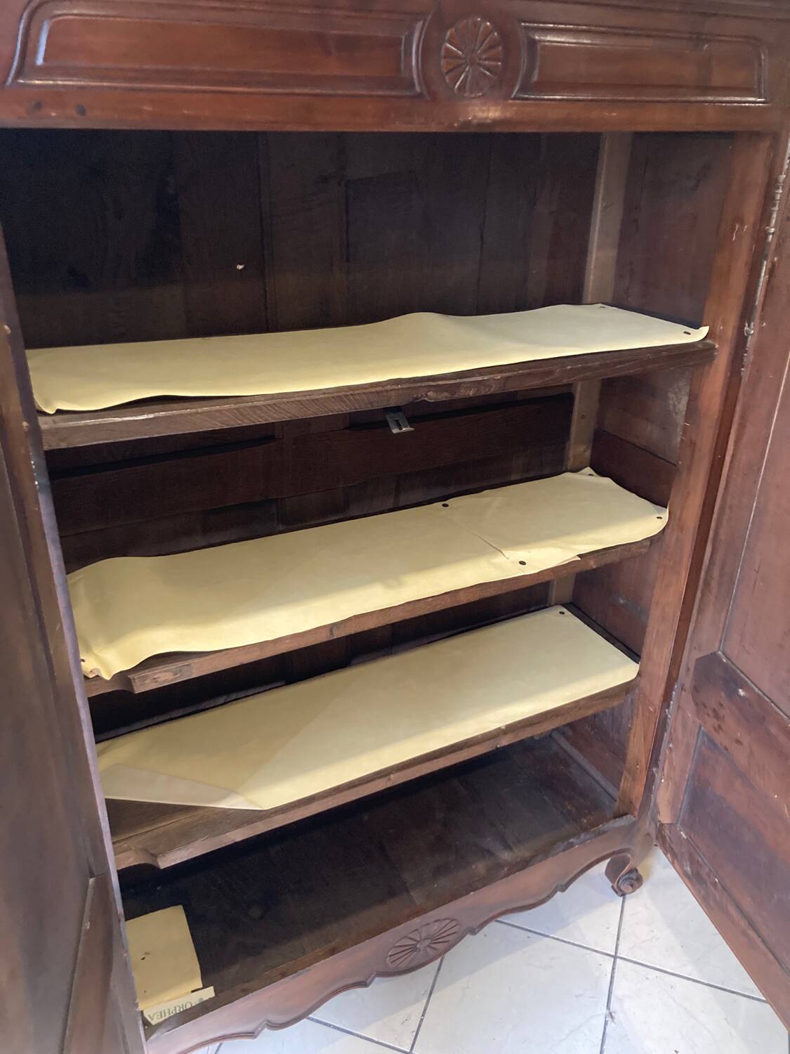 Two-door wardrobe