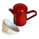 Enamel coffee pot