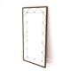 Miroir scandinave en teck et en métal, Suède, 1960, 122x62cm