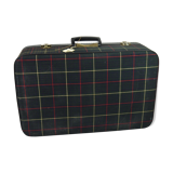 Green scottish fabric case with key