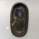 Handmade ceramics with floral decoration, Scandinavian decor.